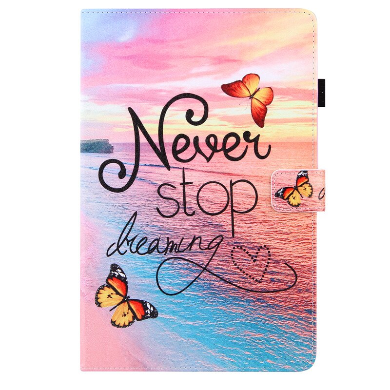 Tablet marmor cover til samsung galaxy tab  s6 lite 10.4 etui sm -p610 sm-p615 malet caqa læder pu coque flip stand shell: Zmd