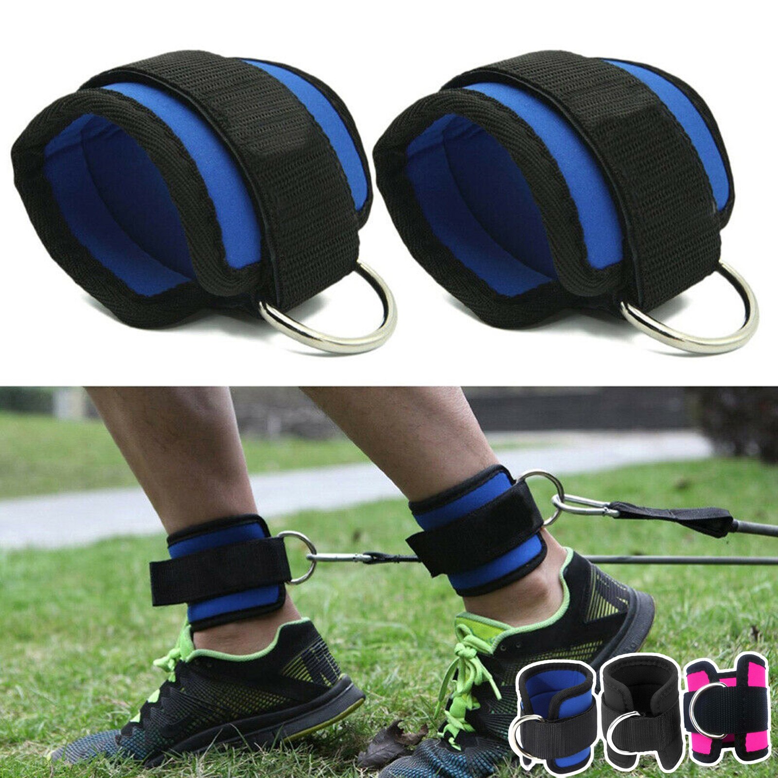 2 uds. De pesas para el tobillo, correa de muñeca ajustable para la pierna, correas de boxeo para correr, accesorios de gimnasio ALS88