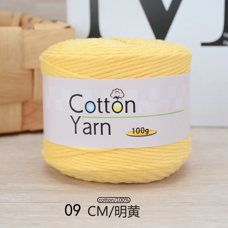 1Pc 100g 100% Cotton hand knitting yarn soft Crochet Yarn knit threads For Sweater Scarf blanket hat crocheting line amigurumi