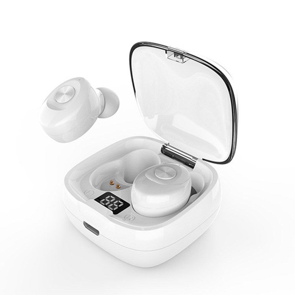 Draadloze Koptelefoon Voor Samsung Galaxy S20 Fe S20 Ultra S21 5G S10e S9 Plus S8 Note 20 Lite 10 bluetooth Hoofdtelefoon Led Headsets: WHITE