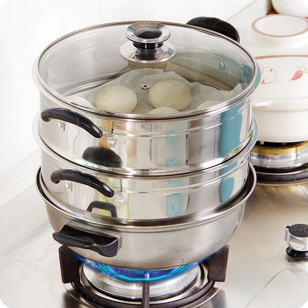 Cooking Tools Thickening Stainless Steel Steamer 20-30CM General Food Steamer Basket Multi-purpose Soup Pot Steaming Rack