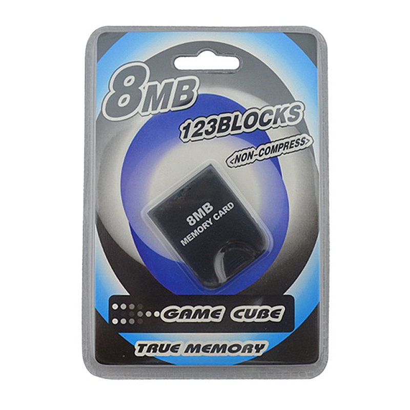 8/16/32/64/128 MB Memory Card for the Nintendo Gamecube Wii Game: 8MB
