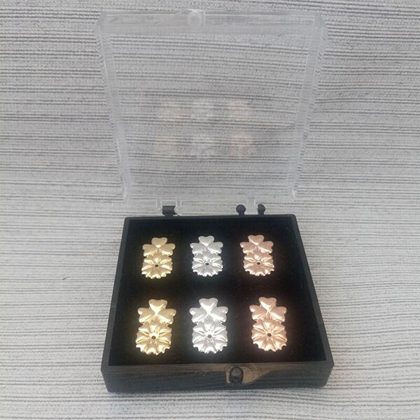 Boucles d'oreilles arrière en forme de couronne pour femmes, support couleur argent, élévateur à Lobe en forme de cœur, accessoires adaptés,: Argent