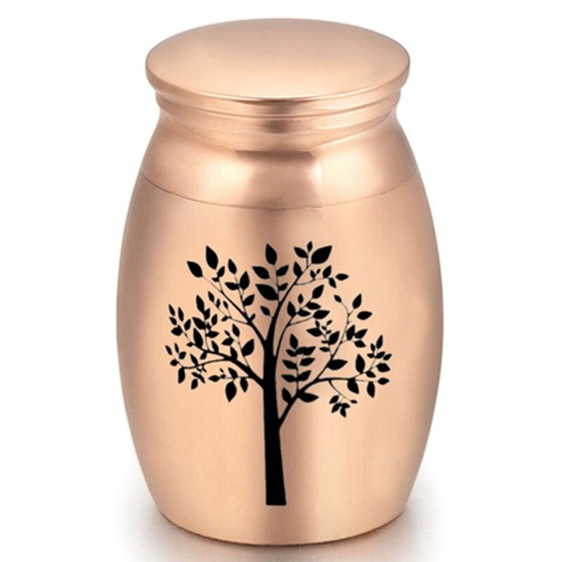 Tree of Life Small Keepsake Urns for Human Ashes Memorial Cremation Urns Pet Ashes Holder Pet Cat Dog Birds Ashes Container: JA0560RGD