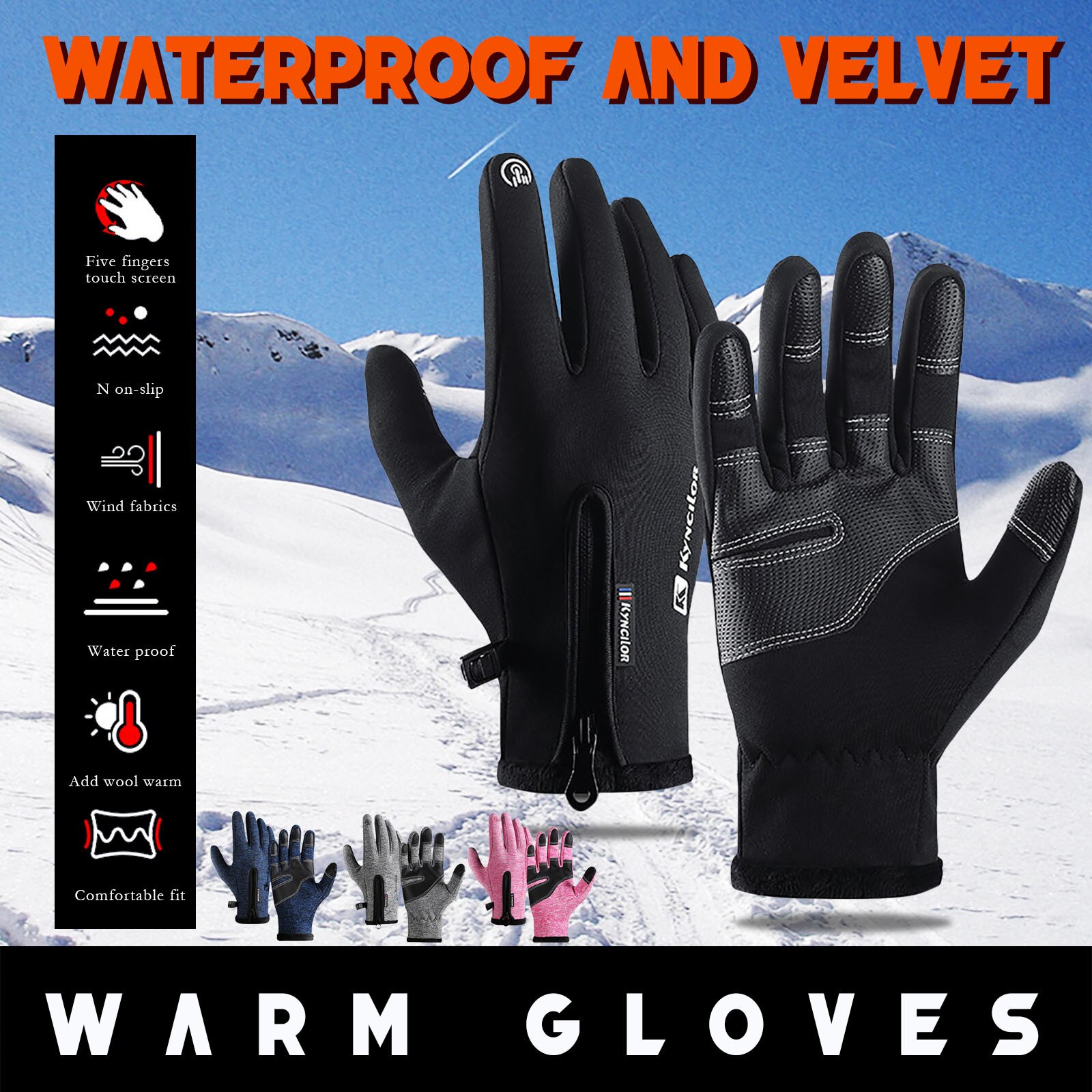 Wandern Winter Fahrrad Fahrrad Radfahren Handschuhe Für Männer Frauen Windstopper Silikon Verhindern Unterhose Weiche Warme Handschuhe Fahrrad Zubehör #35
