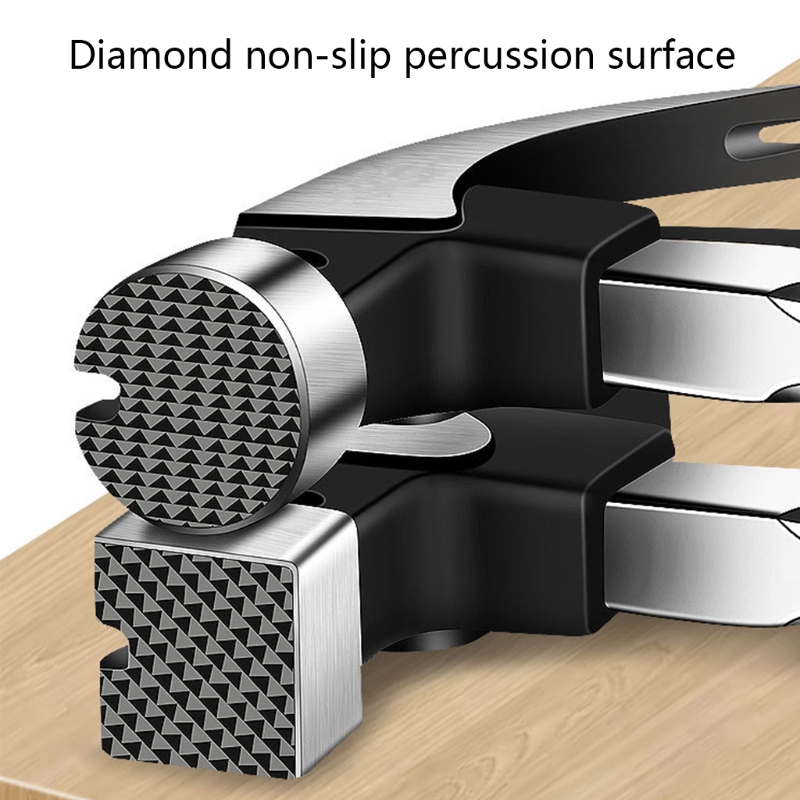 425C Claw Hammer with High Carbon Steel Head 13Oz Automatic Nail Suction Hammer Tool High Toughness Woodworking Tool