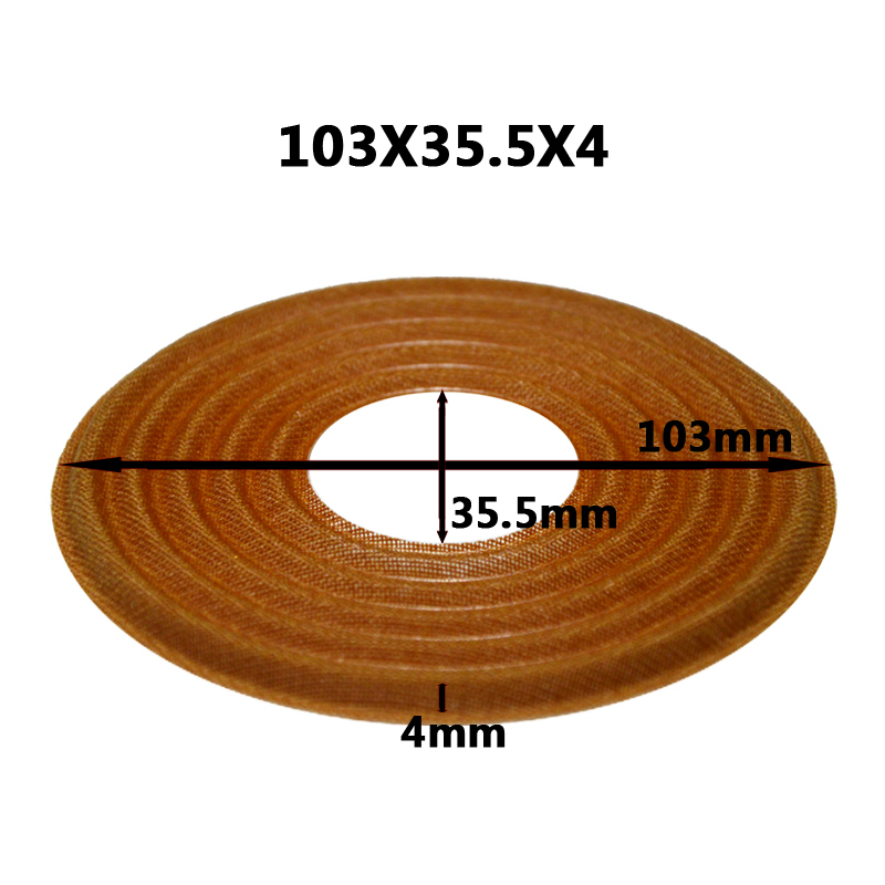 2pcs 102x25.5/103x25.5/103x35.5/105x25.5mm Elastic Wave Loudspeaker Subwoofer Woofer Bass Speaker Repair Spider Damper