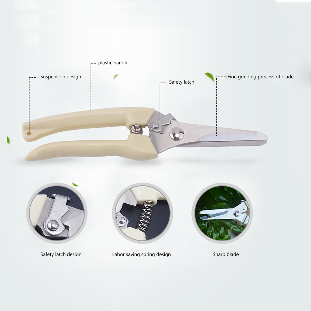 Universal Garden Pruning Shears Cutter Gardening Plant Scissor Branch Pruner Trimmer Tools Plant Trim Flower Branch Shear