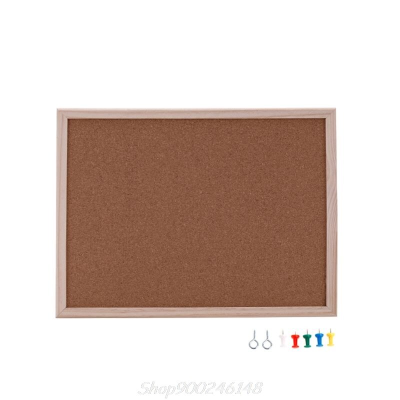 30x40cm Cork Board Drawing Board Pine Wood Frame White Boards Home Office Decorative Jy24 20