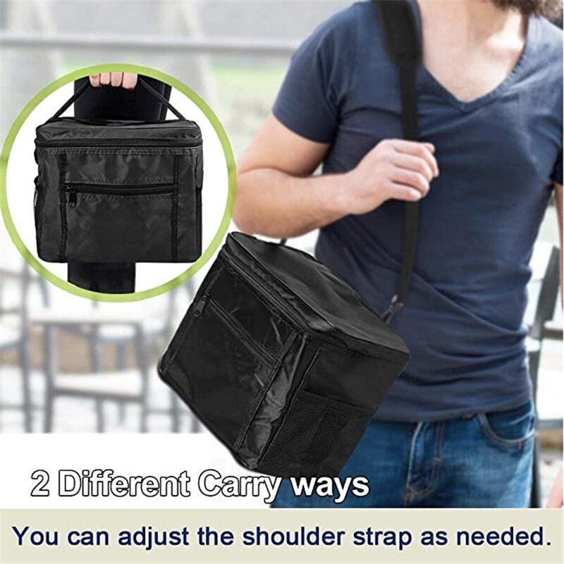 Cooling Bag Lunch Box Foldable Car Ice Pack Picnic Large Takeaway Insulation Package Thermo Bag Refrigerator Freezer for Camping