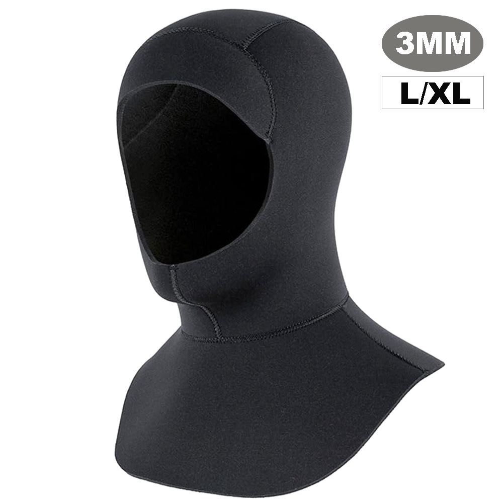Neoprene Diving Hood Wetsuit Cap 3mm/5mm Stretchy Thermal Scuba Dive Hood for Men Women Cold Water Swimming Snorkeling Surfing: Yellow