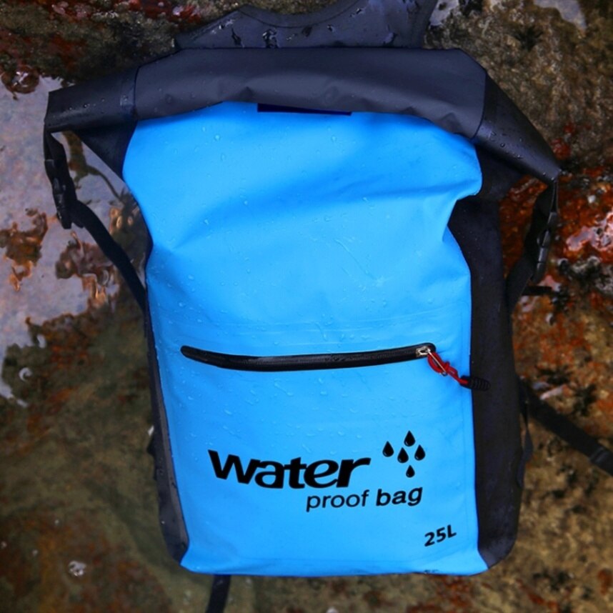 25L Outdoor Waterproof Bag dry bag Roll Top Floating Backpack for Kayaking Rafting Boating River Trekking accessiores: blue