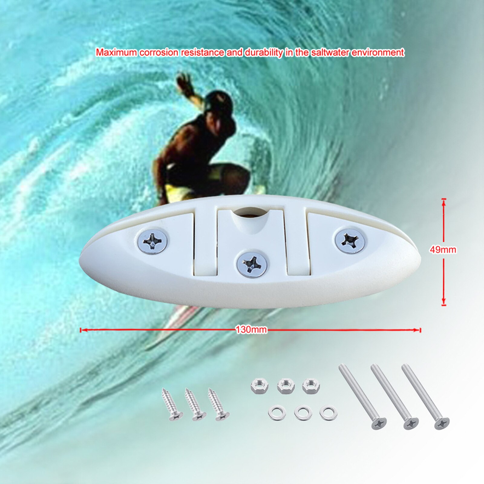 Boat Flip Up Folding Pull Up Cleat Boat Anchor Cleat Flip Up Collapsible Cleat Deck Kayak Sailboats Marine Boat Accessories