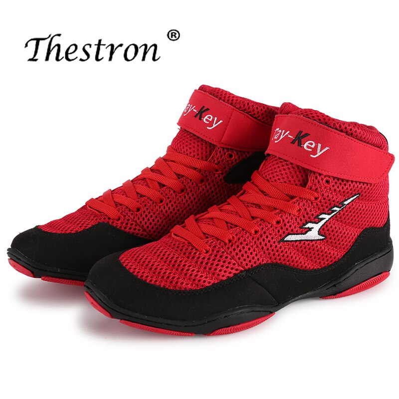 Men High Top Wrestling Shoes Non Slip Men and Women Wrestling Boxing Training Sports Shoes Lightweight Outdoor Sneakers Men