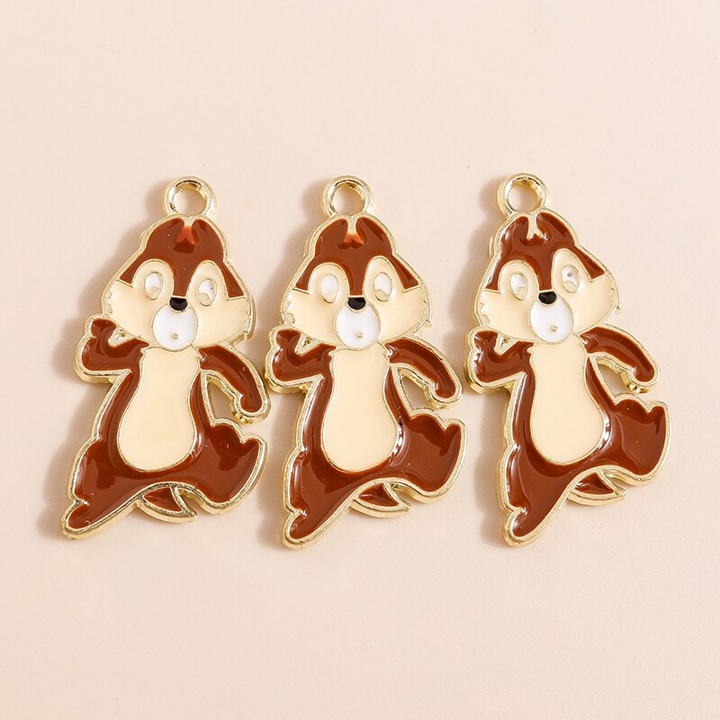 Pendentifs en forme de pingouin pour la fabrication de bijoux, 10 pièces, 21x22mm, en émail, animaux mignons, accessoires pour colliers et boucles d&#39;oreilles: Style 299