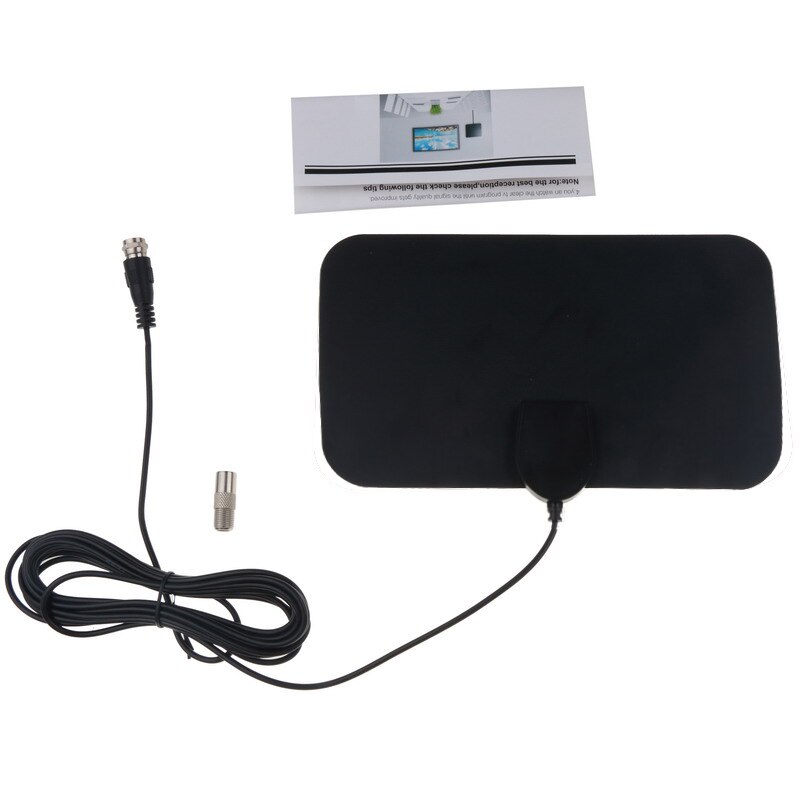 4k sisäilman hd-signaalin vahvistin digi-tv antenni hdtv 50 mailia kantama 25db vhf uhf hdtv antenni tv-signaalin vastaanotin: Vain tv-antenni