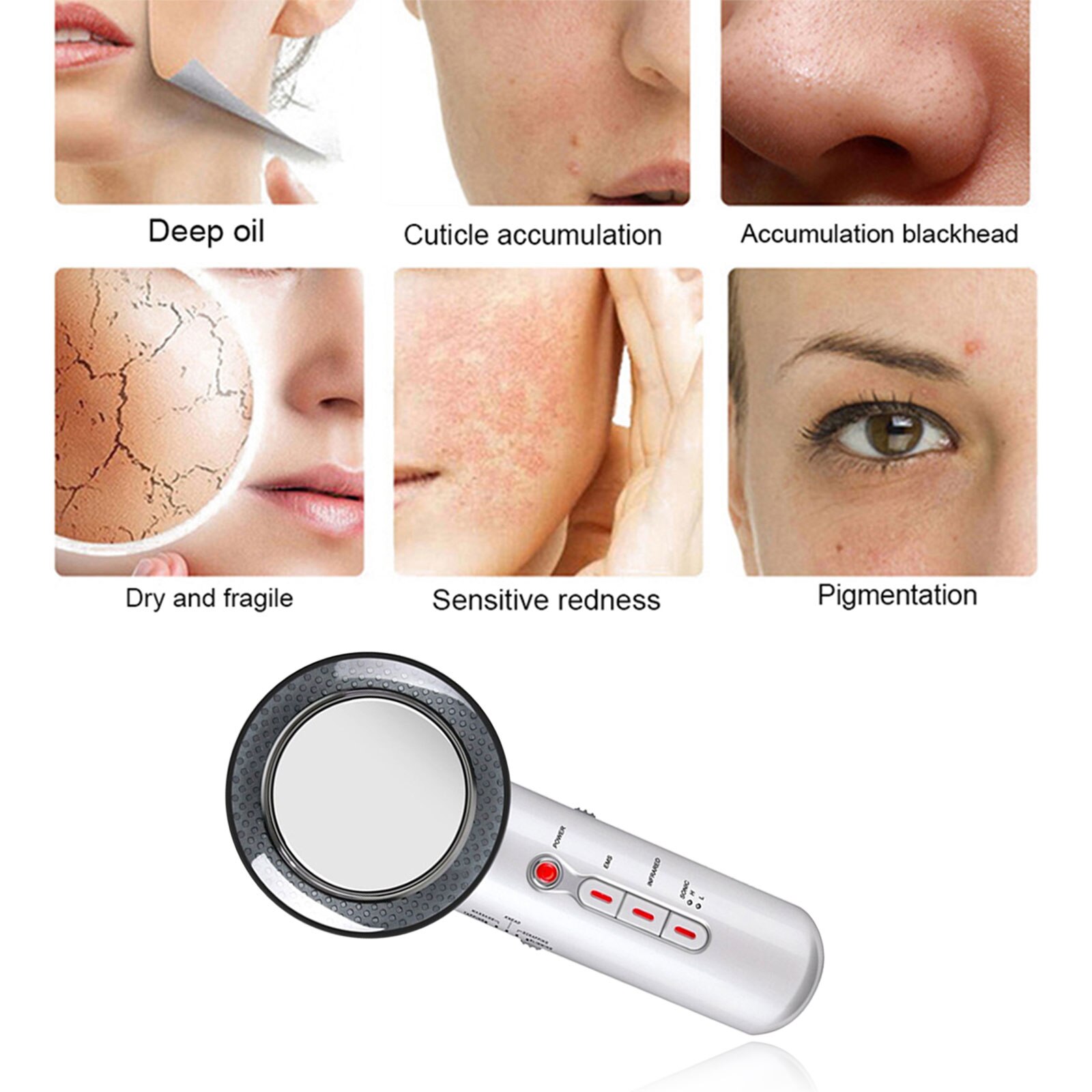 3 in 1 EMS Ultrasound Cavitation Device Electric Body Slimming Massager Fat Burner Infrared Therapy Ultrasonic Cavitation