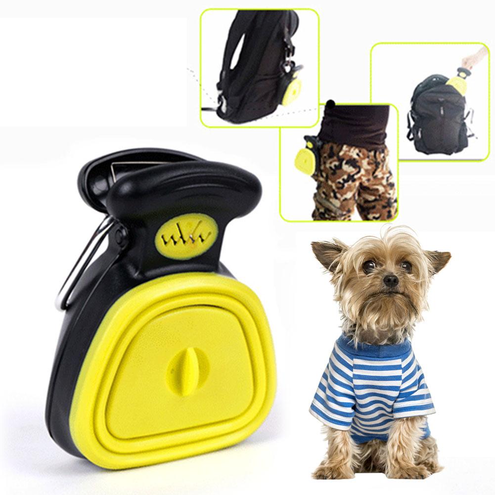 Pet Toilet Picker Poop Scoop Clean Pick Up Waste Dog Puppy Cat Waste Picker Cleaning Tools Foldable Dog Waste Bag Dispenser