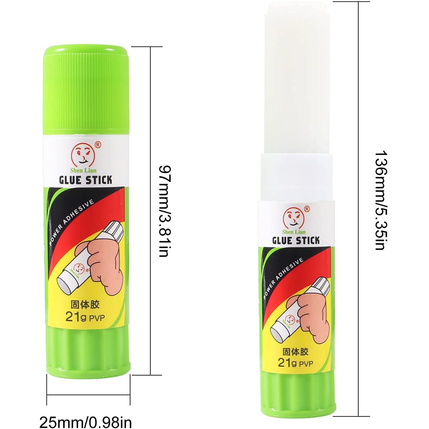 4PCS 3D Printer Solid Glue Sticks Special Non-toxic Washable Glue Stick for 3D Printer Hotbed Parts Accessories