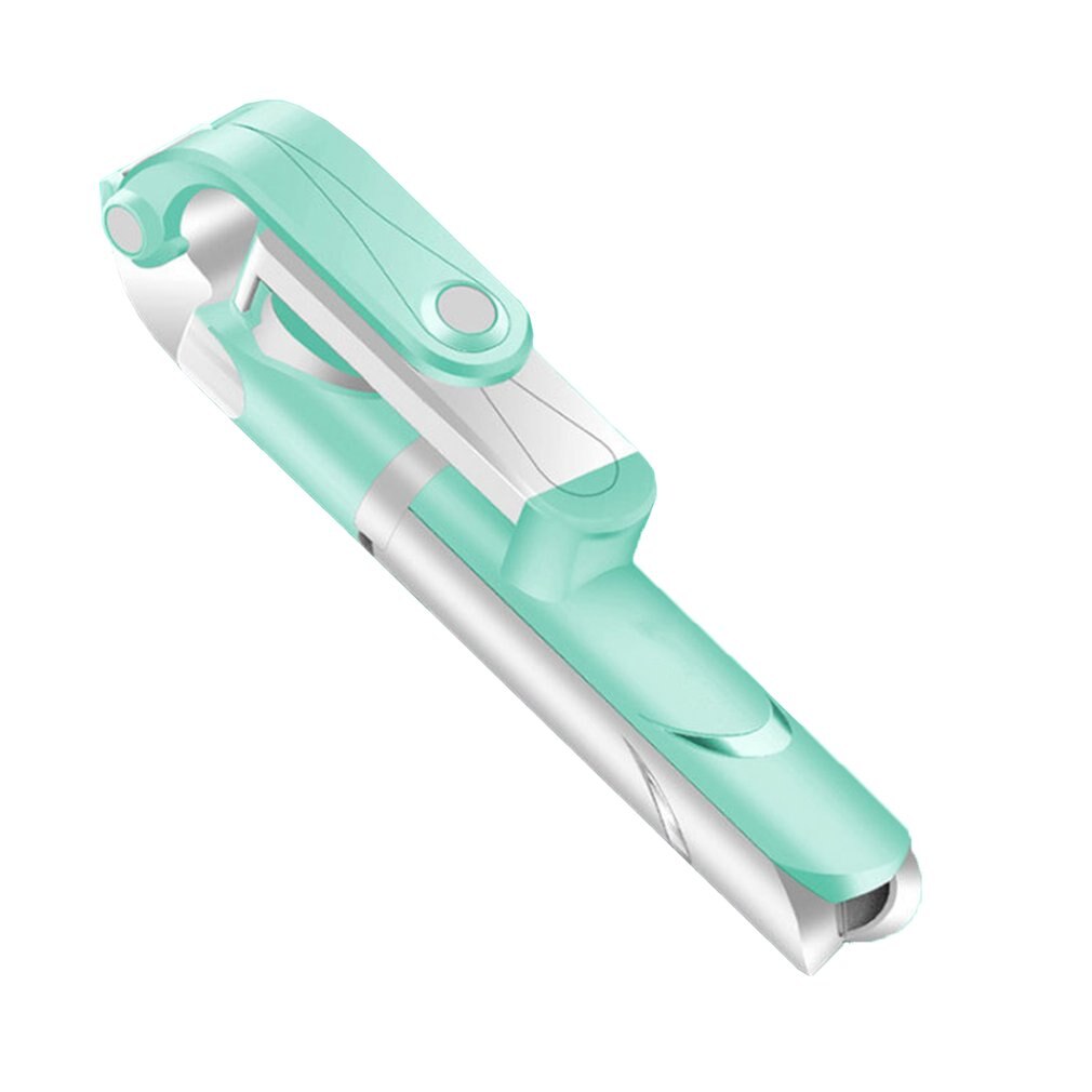 3 in 1 selfie-stick, ausziehbares einbeinstativ mit bluetooth-fernbedienung für smartphones: Grün