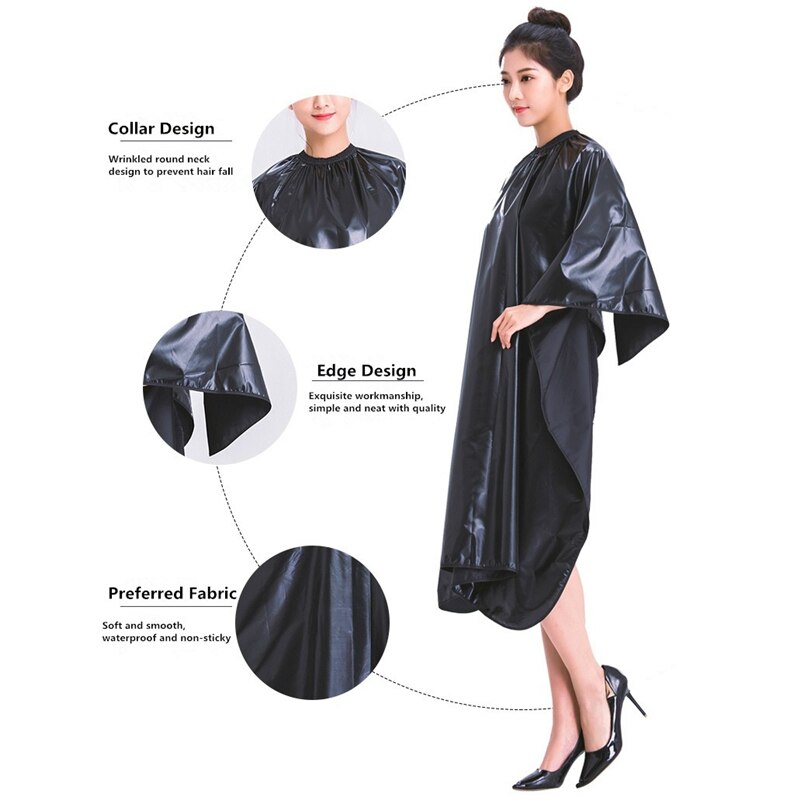 Salon Professionele Haar Styling Cape, Volwassen Haar Snijden Coloring Waterdichte Cape Kapper Wai Doek Kappers Capes