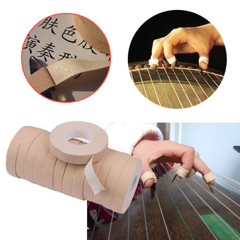 1 Rolls Adhesive Nail Protector Tape for Guzheng and Pipa Lute Finger Picks Music Instrument Accessories 1cmX500m