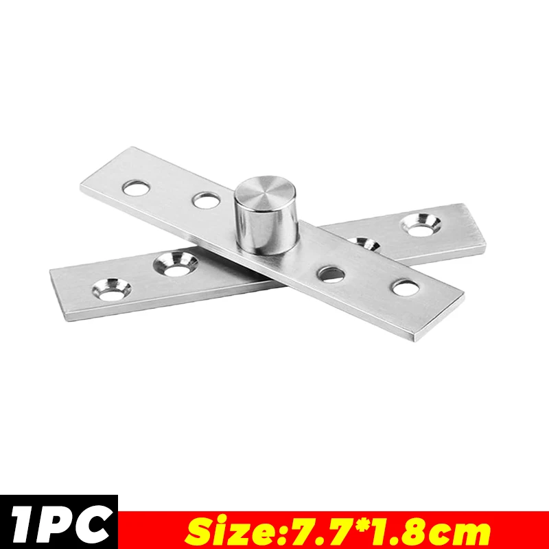 5/1 PC Rvs Pivot Scharnieren 360 Graden Roterende Scharnier Sluiting Garderobe Kastdeur Verborgen Scharnieren Meubelbeslag: WHITE