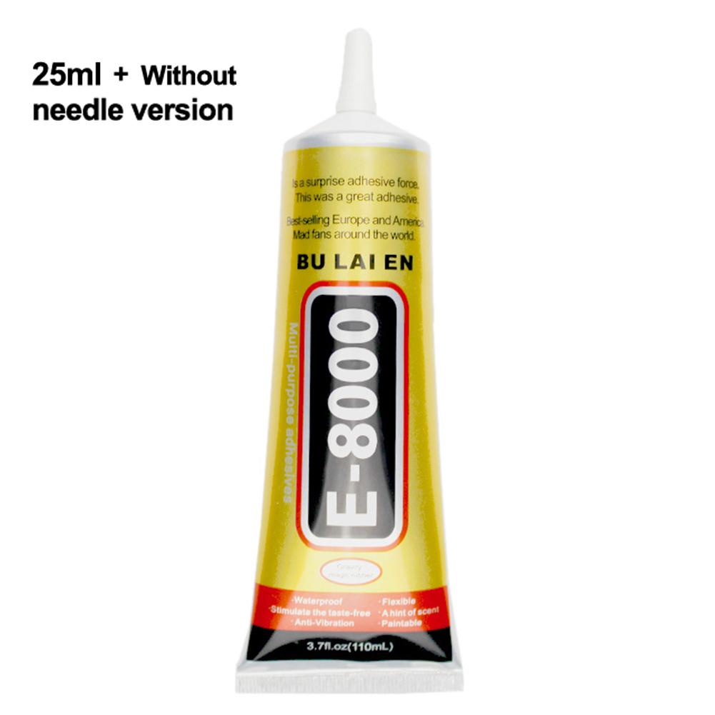 50ml E8000 multiusos Universal pegamento coche DIY cuero adhesivo diamante pegamento para joyería auricular sellador teléfono móvil pantalla
