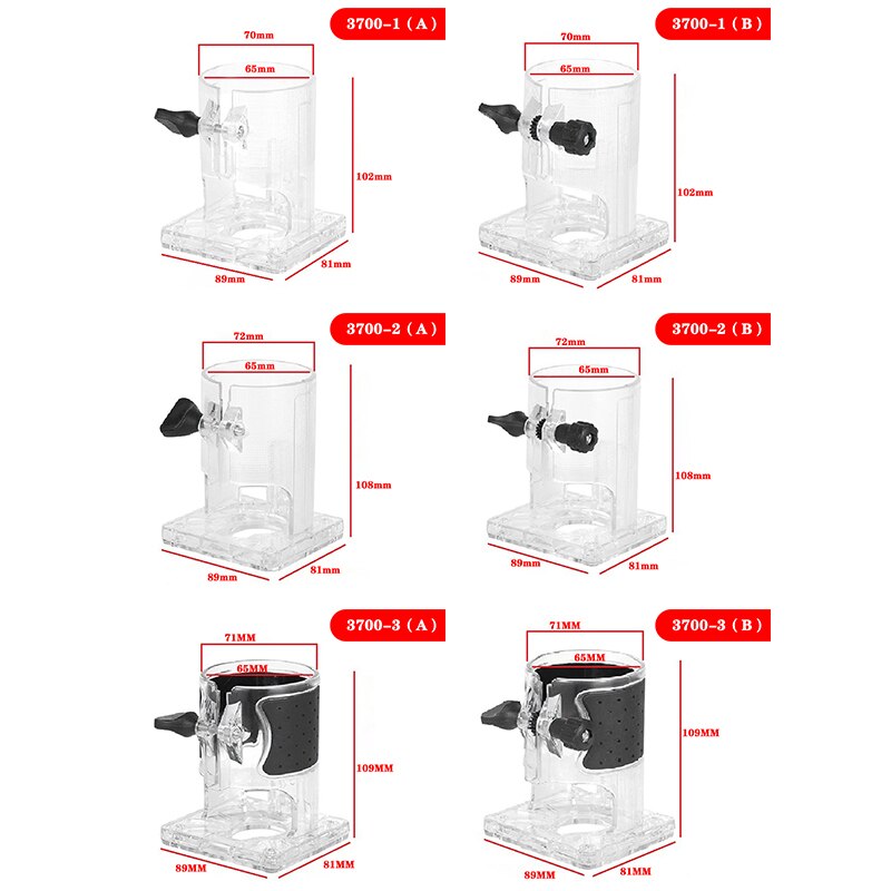 Trimmer Base Balance Board Woodworking Edge Cutter Electric Trimmer Machine Base For For Makita Battery RT0701C/Worx WU601