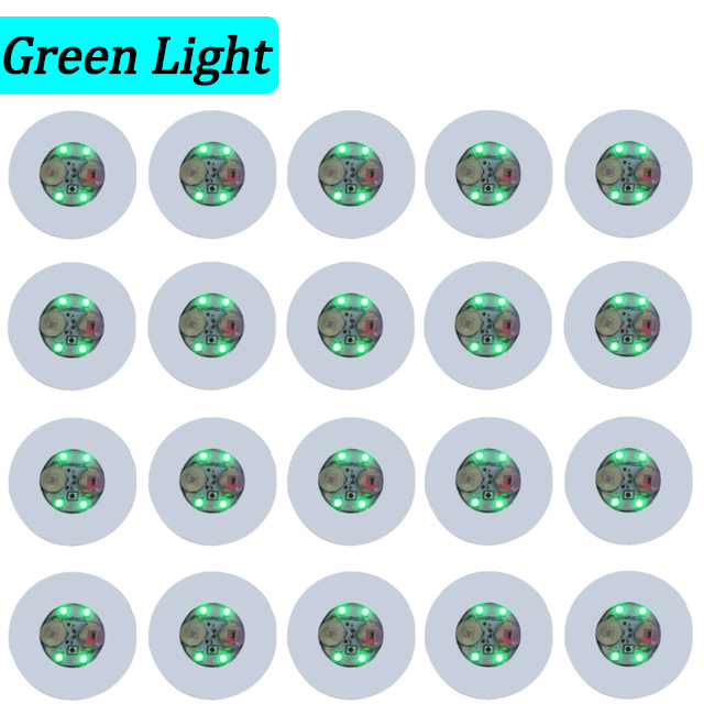 20/10/5/2 pièces LED sous-verres lumineux autocollant alimenté par batterie dessous de verre bouteille d'alcool verre à boire tasse tapis Bar fête décor lumière: L / Bleu