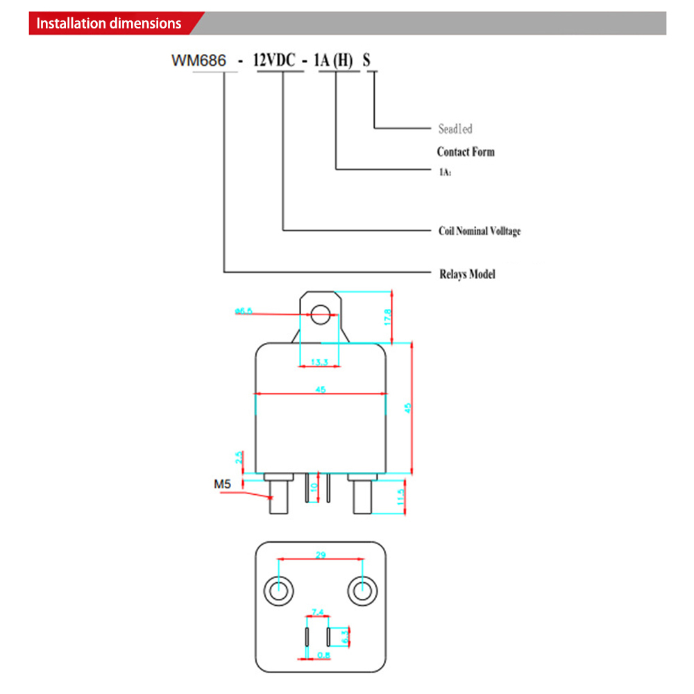 High Current Relay Starting Relay 200A 100A 12V 24V Power Automotive Heavy Current Start Car Relay Truck Motor Machinery