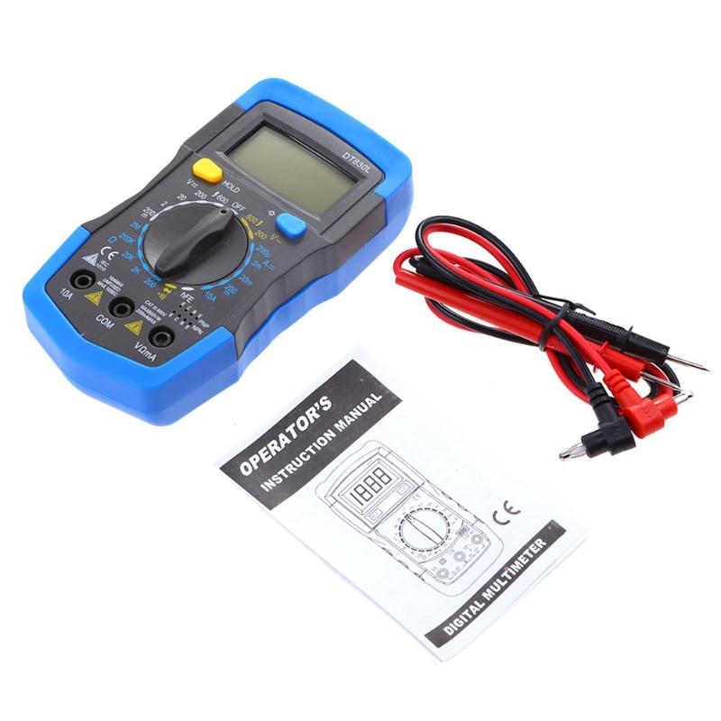 Multimètre Numérique Portable PM8225D - Auto/manuel, Mesure Tension, Courant, Résistance