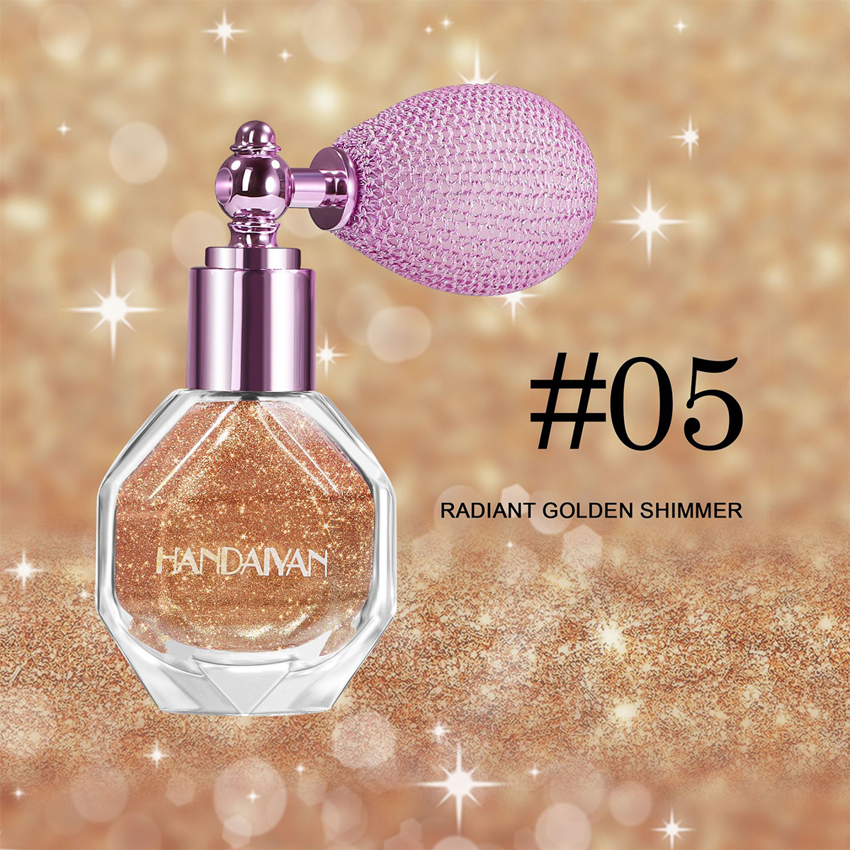 Glitter Brightening Body Glitter, Highlighting Spray Glitter Spray Bottle Highlighting Airbag Spray Bottle: light green