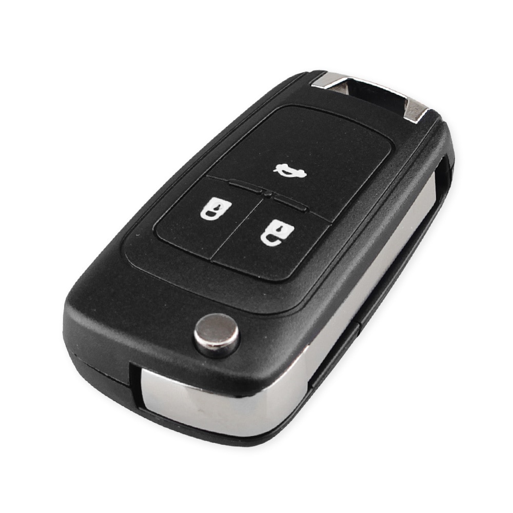 KEYYOU For OPEL VAUXHALL Insignia Astra Zafira For Chevrolet Cruze For Buick 3 Button Flip Folding Remote Car Key Shell