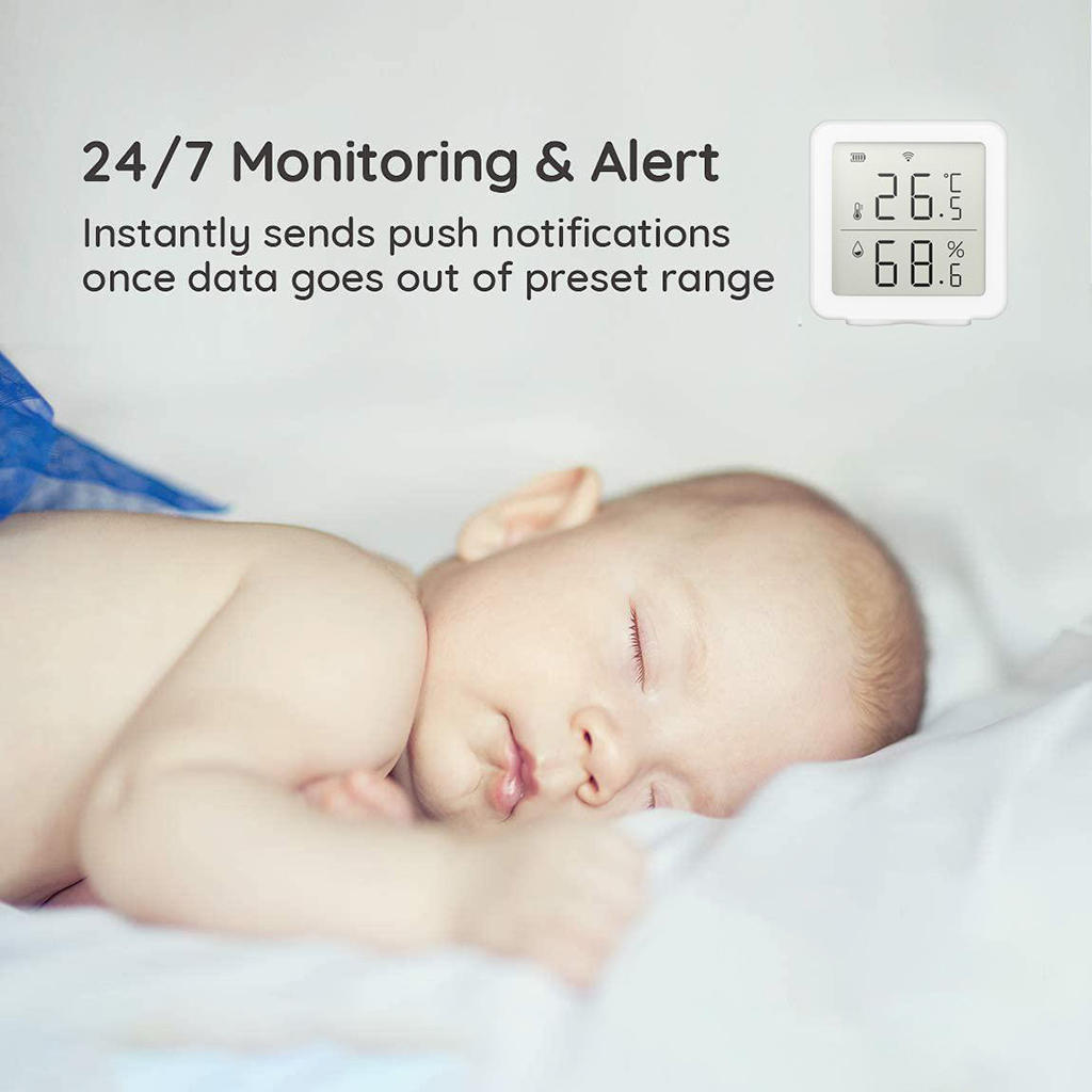 Temperature Humidity Sensor Indoor Outdoor Wireless Thermometer Hygrometer