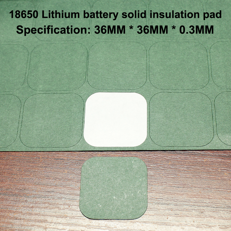 100 teile/los Gerste papier isolierung dichtung waschmaschine 18650 Lithium-batterie Pack spezielle hohe temperatur beständig solide mit adhesi