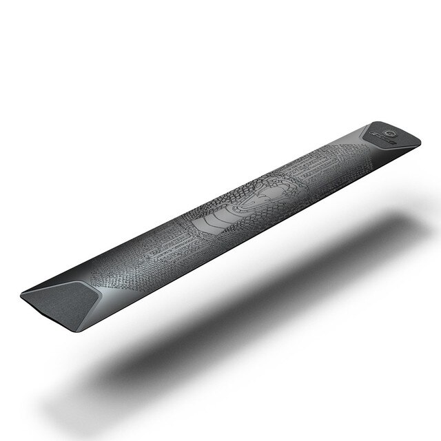 Bike Bicycle Universal Frame Protection Sticker Cover Guard Silica Gel Frame Lower Tube Sticker Protector Silicone Sheet 40.2x6: Snake black