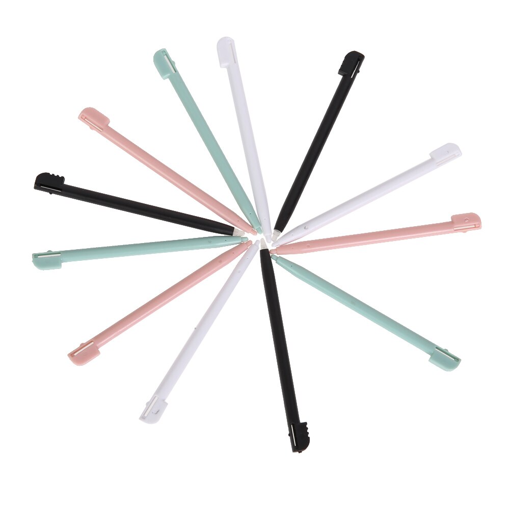 Stylet tactile couleur pour Console de jeu, pour Nintendo NDS, DS Lite, DSL, NDSL, double écran, lot de 4 ou 12 pièces: 12pcs