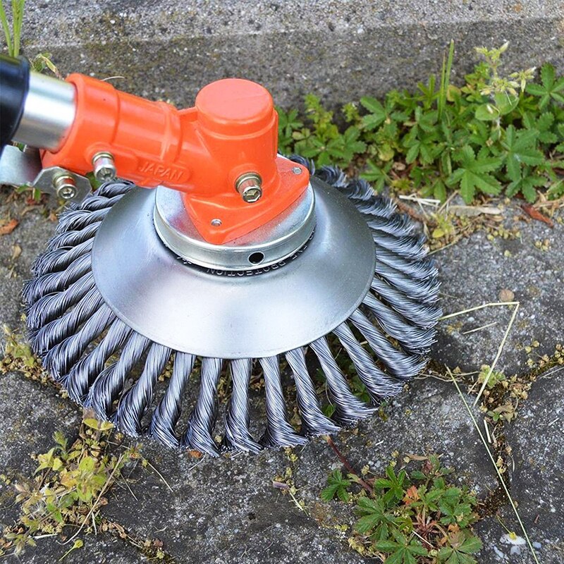 6 Inch Grastrimmer Hoofd Staaldraad Trimmen Hoofd Roesten Bosmaaier Maaier Draad Wieden Hoofd Voor Grasmaaier