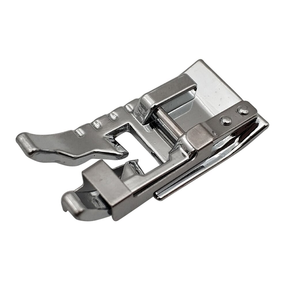 Pied-de-biche en métal pour Machine à coudre industrielle 1/4, 1/8, 3/8, 1/16, 3/16, 5/16, 1/32, SP-18, bord mobile, aiguille simple, 1 pièce: Edge Joining Foot