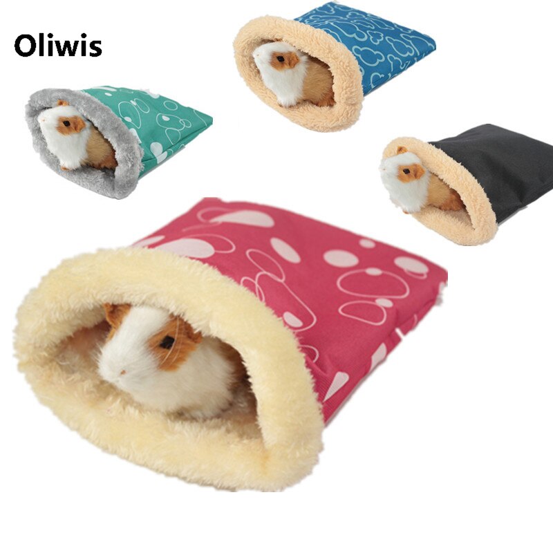 Små dyr sovepose hamster reden med oxford dække fløjl varm kennel kæledyr reden pude hamster pindsvin kæledyr seng