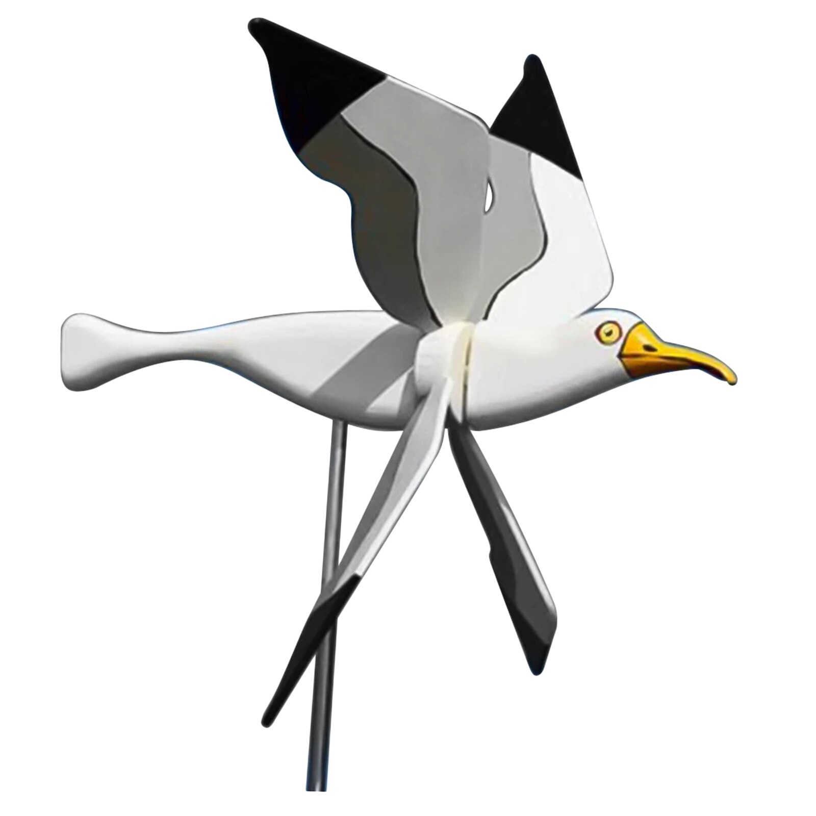 WhirligigSeagull Windmill Garden Ornaments Weather Resistant For Outdoor