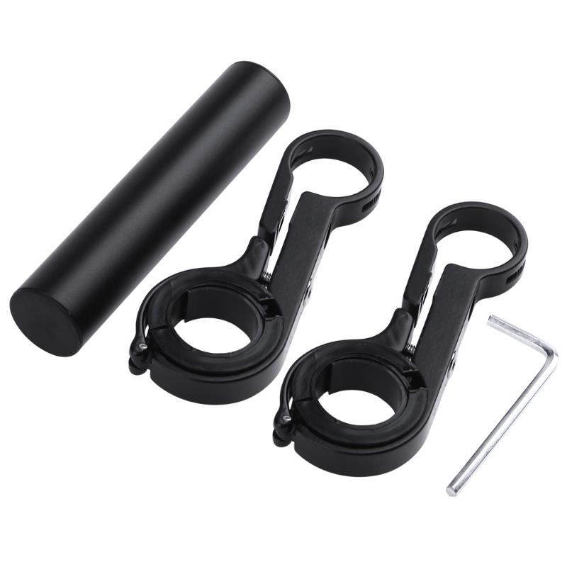 Pince d'extension de guidon de vélo, 100MM, 31.8MM, cadre de vélo, Double support d'extension pour éclairage de vélo