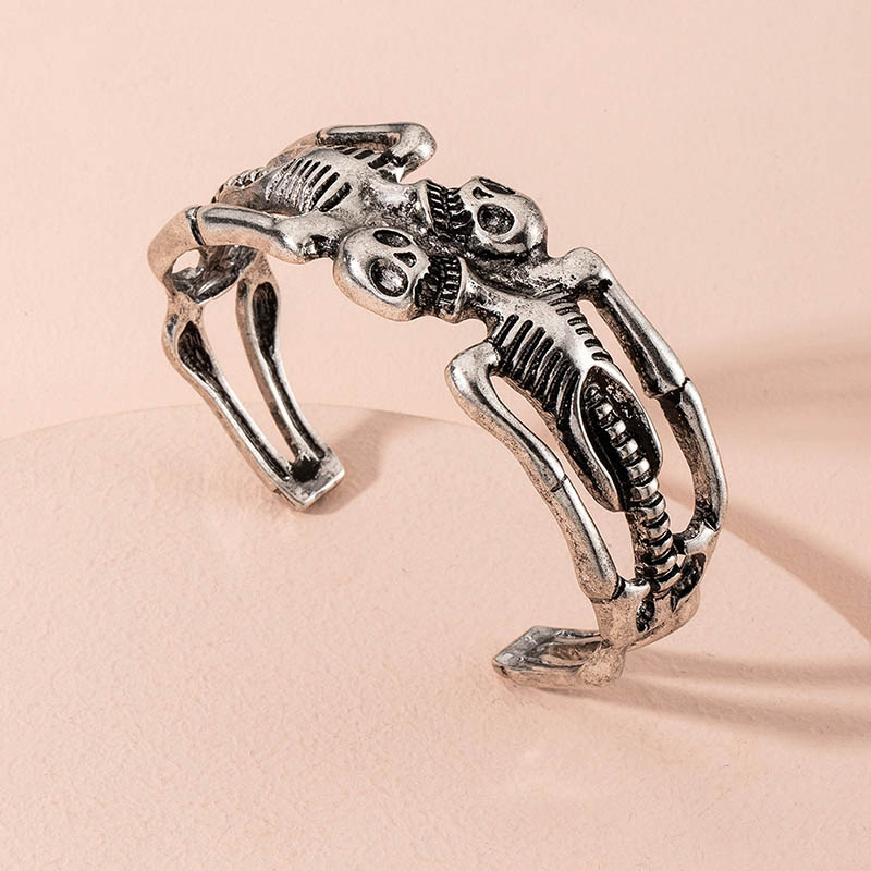 Adjustable Human Skeleton Bracelet Skull Jewelry