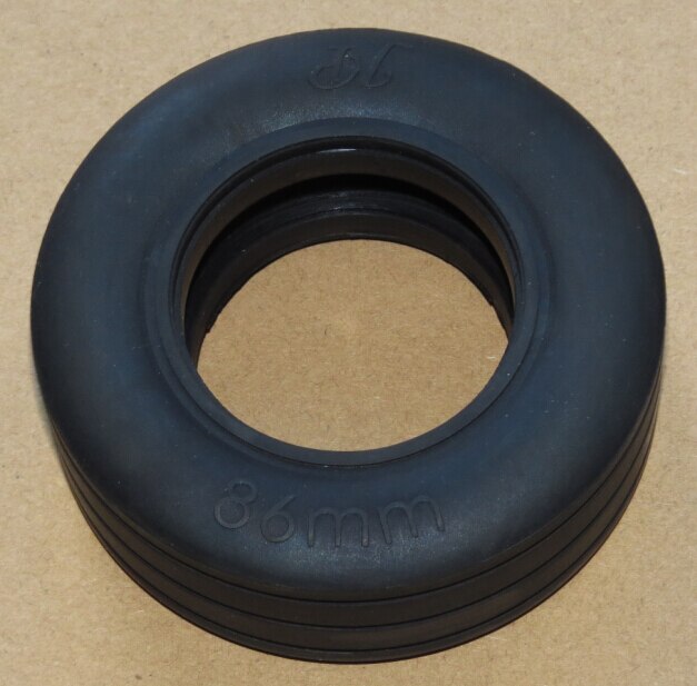 Sistema de freno electrónico para avión de control remoto, rueda de freno de 70mm, 75mm, 86mm y 95mm: 2pcs 70MM tires