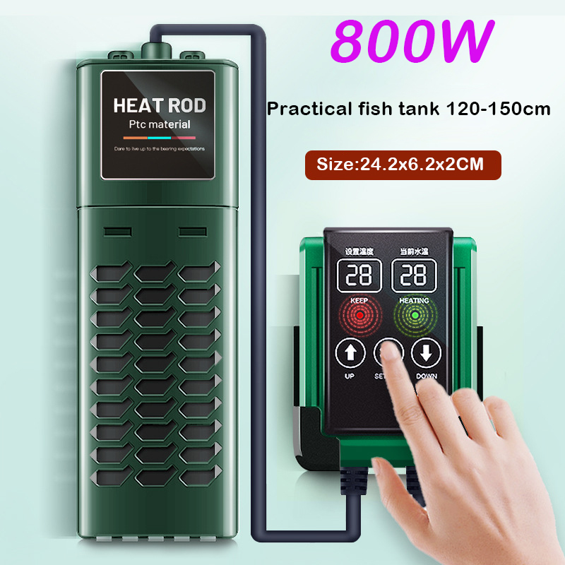 1200w Aquarium Aquarium Heizung LED-Temperatur anzeige einstellbare Wasser heizstab konstante automatische Temperatur