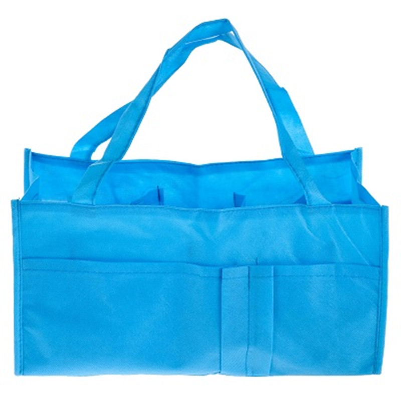 Portable Baby Diaper Nappy Changing Bag Inserts Handbag Organizer Pouch Storage Inner Diapers Bottle Storage Mummy Bag Baby Bag: Blue
