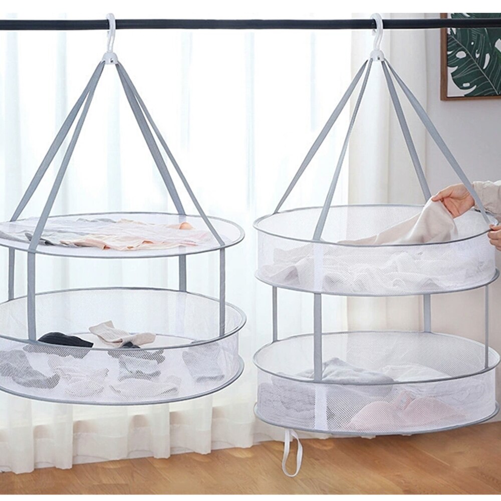 Opvouwbare hangmand, droogrek, net, hanger