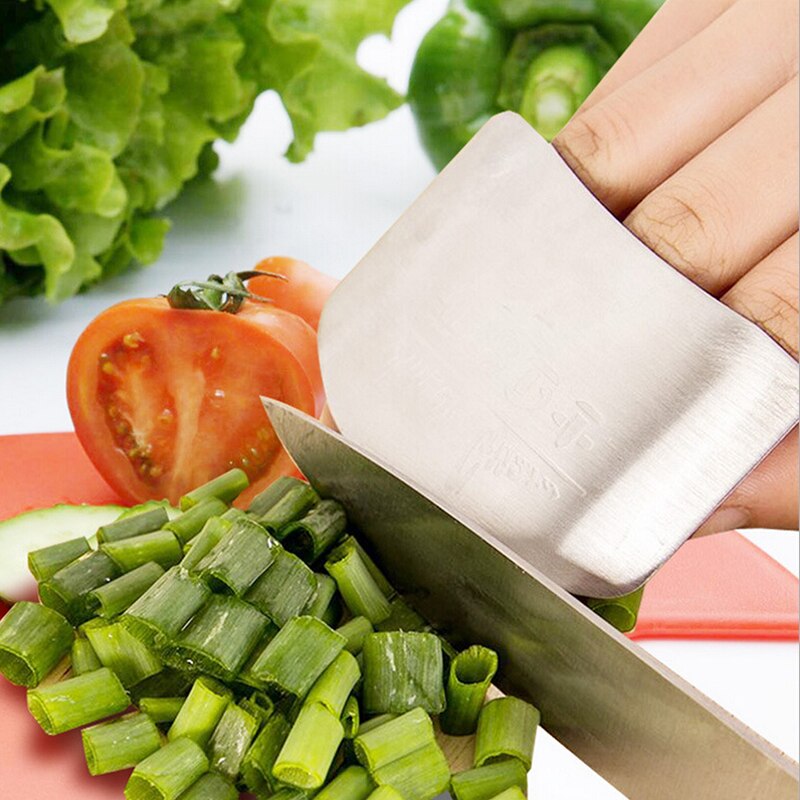 Keuken Vinger Hand Protector Guard Rvs Shield Anti Cut Keukengerei Tool