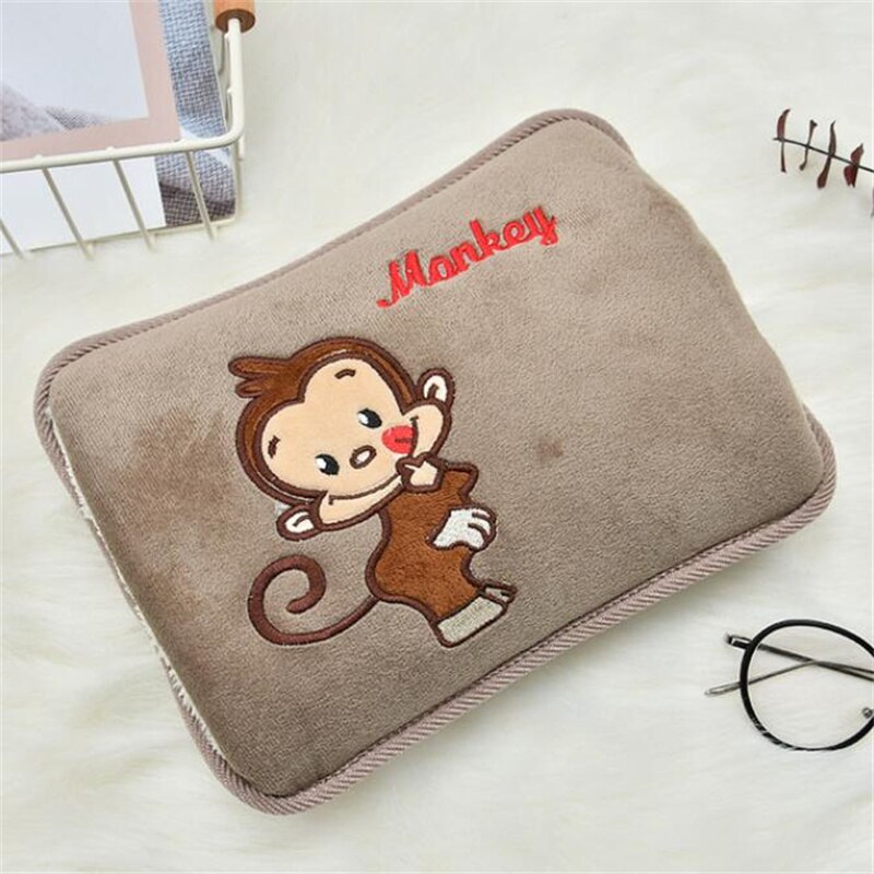 Rechargeable Electric Water Bottle For Pain Relief In Winter Fluffy Home Water Bottle Reusable Hand Warmer Water Bag: G
